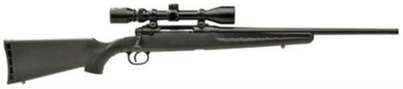 Savage Axis XP Youth Package 7mm-08 Remington, 20" Barrel Matte Black Synthetic Stock 4 Rounds Includes 3-9X40mm Riflescope Mounted