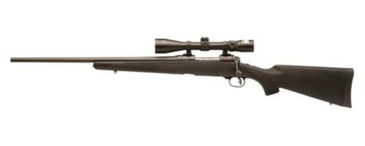 Savage Model 11 Trophy Hunter XP Package .300 Winchester Short Magnum 24" Blued Barrel Black Synthetic Stock 2rd Includes Nikon 3-9x40mm Riflescope Mounted Left Handed