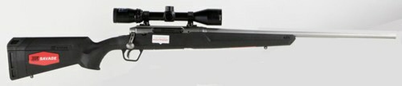 Savage Axis II XP 6.5 Creedmoor, With 3X9X40 Scope, 22" Barrel, Stainless Steel,, , Synthetic, Black, 4 rd