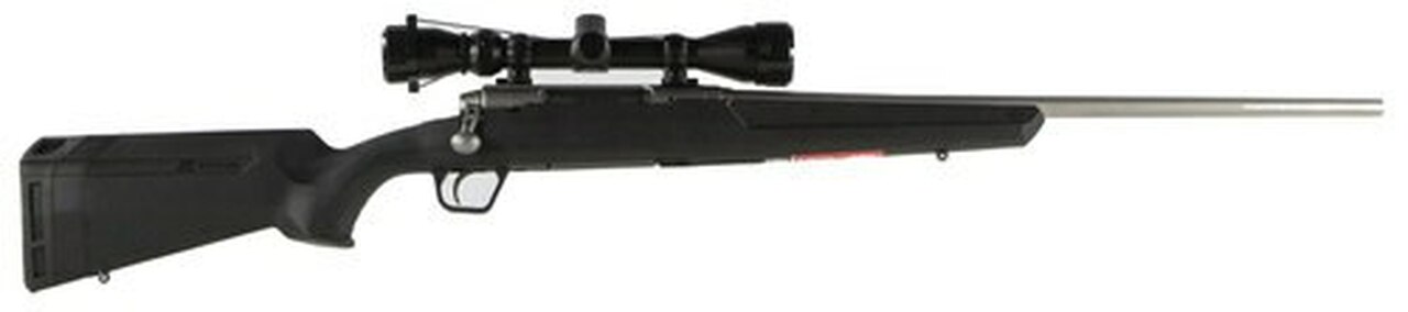 Savage Axis XP .308 Winchester, With 3X9X40 Scope, 22" Barrel, Stainless Steel,, , Synthetic, Black, 4 rd
