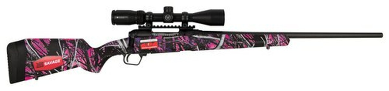 Savage 110 Apex Hunter 6.5 Creedmoor 24" Barrel Muddy Girl Camo, Vortex Scope