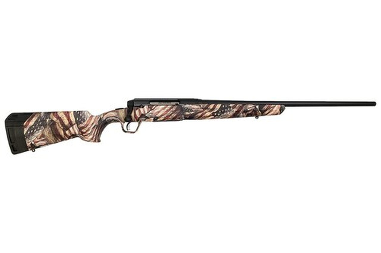 Savage AXIS II 270 Win, 22" Barrel, American Flag Synthetic Stock, 4rd