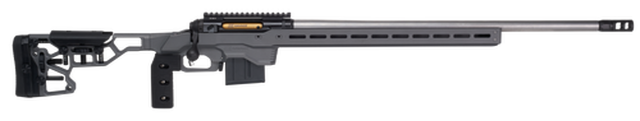 Savage 110 Elite Precision, 338 Lapua, 30" Stainless Steel Barrel, Gray MDT Chassis, 5Rd,