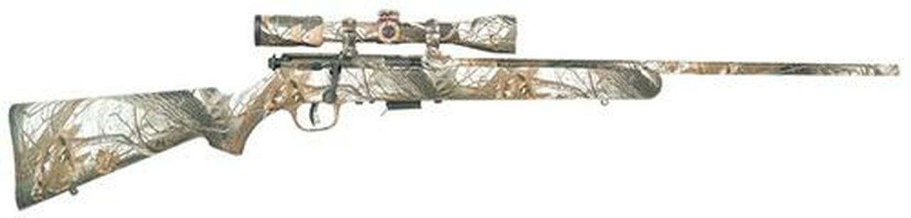 Savage 93R1 Bolt 17 Hornady Magnum Rimfire (HMR) 22" Snow Matte