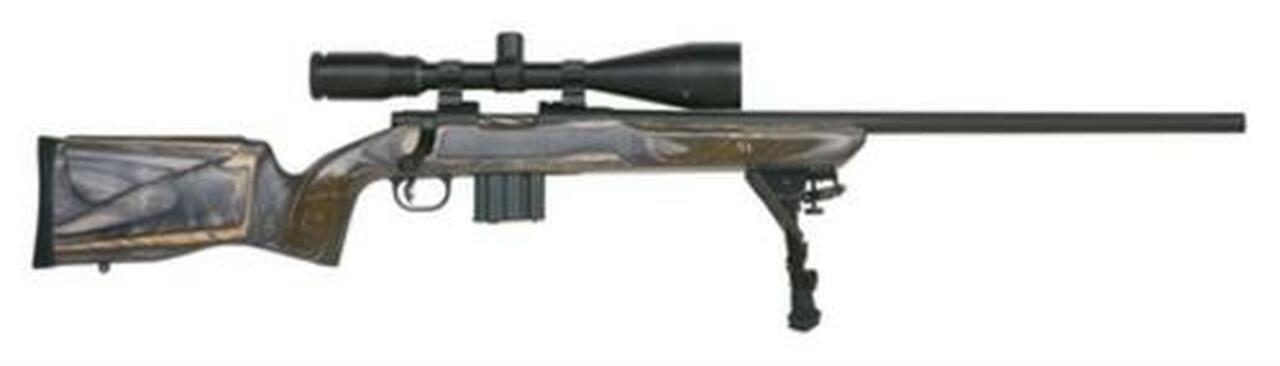 Mossberg MVP Varmint Bolt Action Rifle .204 Ruger 24" Medium Bull Fluted Barrel Matte Blue Finish New Bench Rest Style Laminate Stock 4-16x50mm Riflescope/Rings 10rd