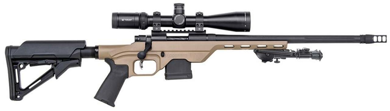 Mossberg MVP LC 5.56/223 16" Fluted Barrel Tan, Vortex Viper 4-16x44mm Scope