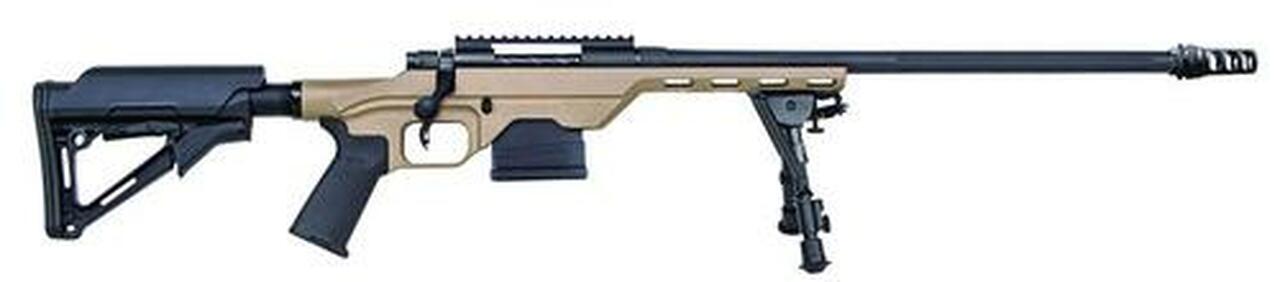 Mossberg MVP LC 6.5 Creedmoor 22" Fluted Barrel, Break Magpul Stock Tan Chassi 10rd Mag
