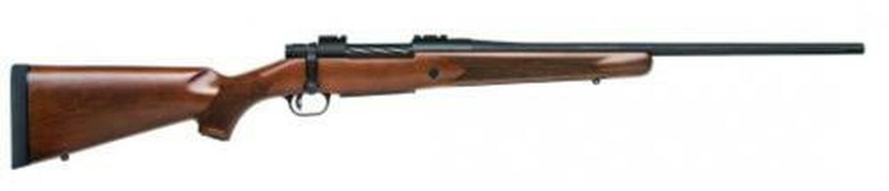 Mossberg Patriot Bolt 243 Win 22" Barrel, Walnut Stock Blued, 5rd