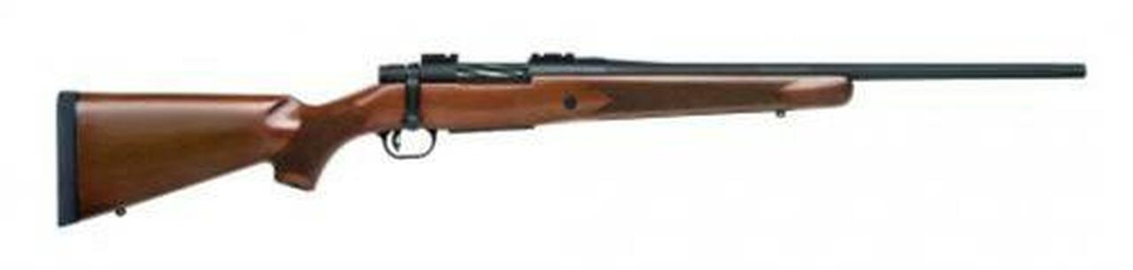 Mossberg Patriot Youth Bolt 243 Win 20" Barrel, Walnut Stock Blued, 5rd
