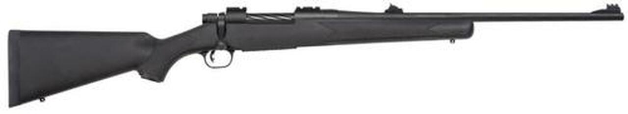 Mossberg Patriot Bolt 375 Ruger 22" Barrel, Synthetic Black Stock Blued, 4rd