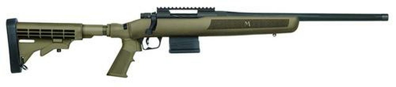 Mossberg MVP Flex Bolt 308 Win/7.62mm 18.5" Barrel, 6-Position Tan, 10rd