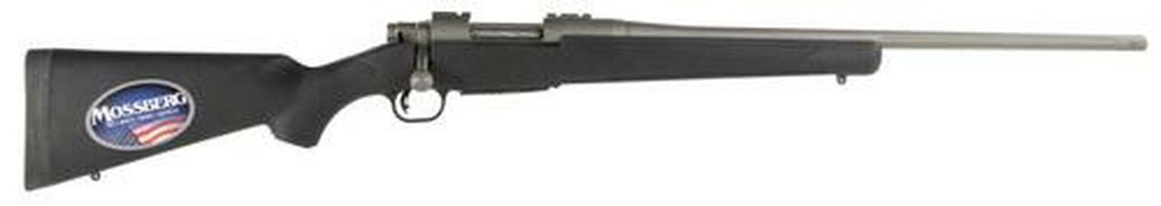 Mossberg Patriot 7mm-08 Rem, 22" Fluted Stainless Steel Barrel, Synthetic Classic Stock, 5rd
