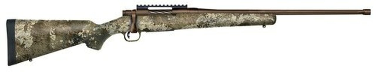 Mossberg Patriot Predator .243 Win, 22" Threaded Barrel, TrueTimber Strata Stock, Brown Cerakote, 5rd