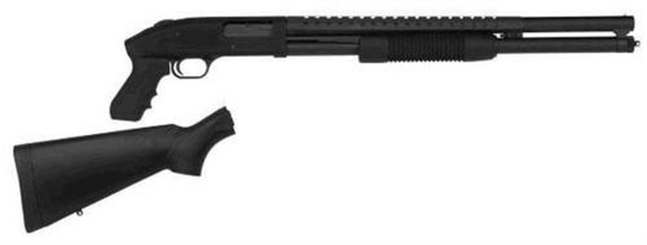 Mossberg 500 12g Cruiser/Persuader Combo Package, Pistol Grip &amp; Full Stock