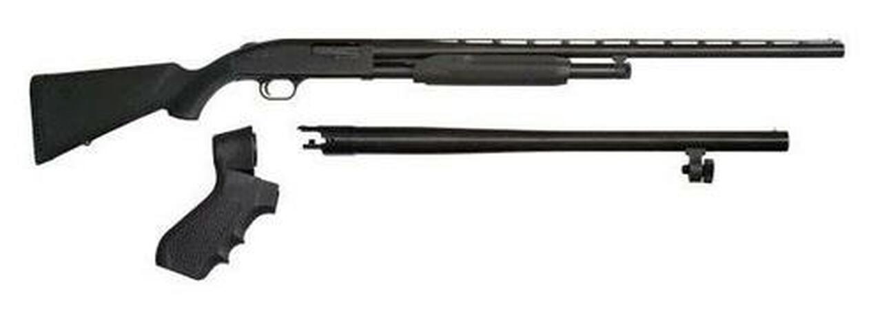 Mossberg 500 12GA "3 In 1" Home Defense Set, 2 Barrels &amp; Pistol Grip Kit