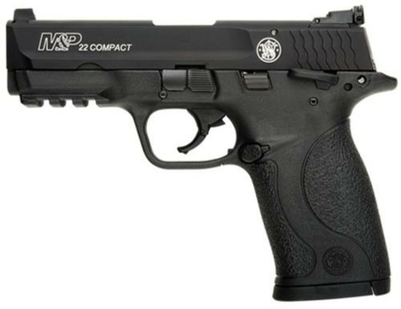 Smith & Wesson M&P Compact 22LR, 3.5" Threaded Barrel, Adjustable Sights, 10rd