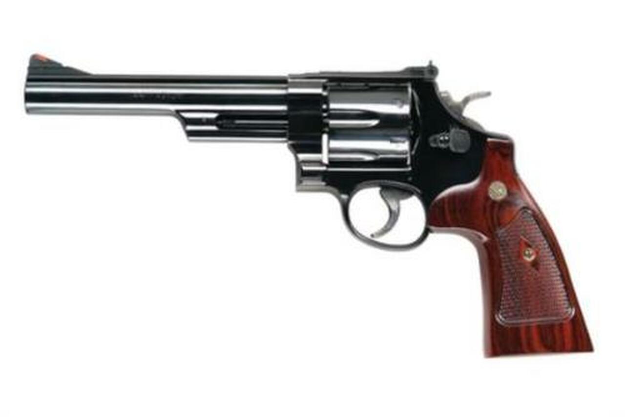 Smith &amp; Wesson Model 29 Classic .44 Mag/.44 Special, 6.5" Barrel, Blue Finish, Wood Grip, 6rd