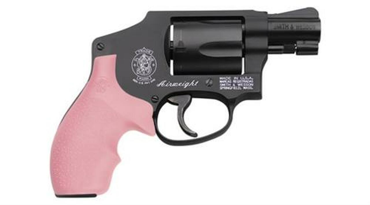 Smith &amp; Wesson 442 Airweight 38 Spl 1.87" Barrel, Pink Grips, 5 Shot