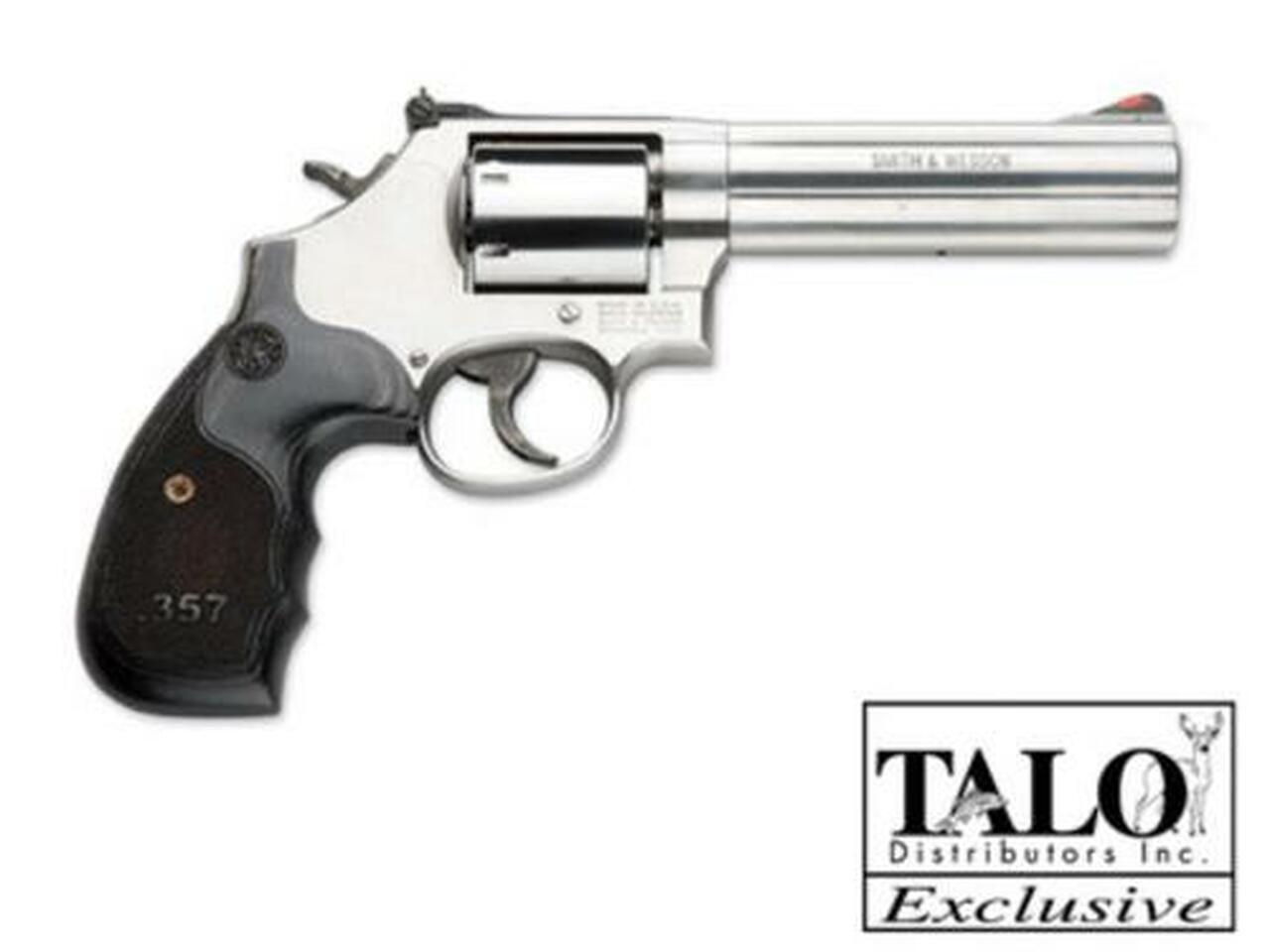 Smith &amp; Wesson 686 Plus 3-5-7 Magnum Series 357 Mag/.38 Spec +P 5" Barrel White Outline RearSight 7rd