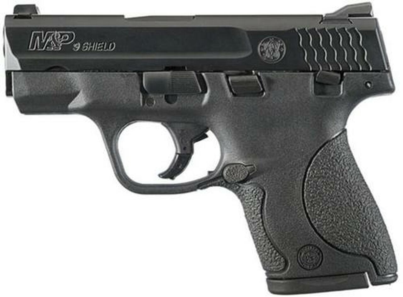 Smith & Wesson M&P Shield 9mm, 3" Barrel, Black Melonite Finish, 7rd, 8rd Mags