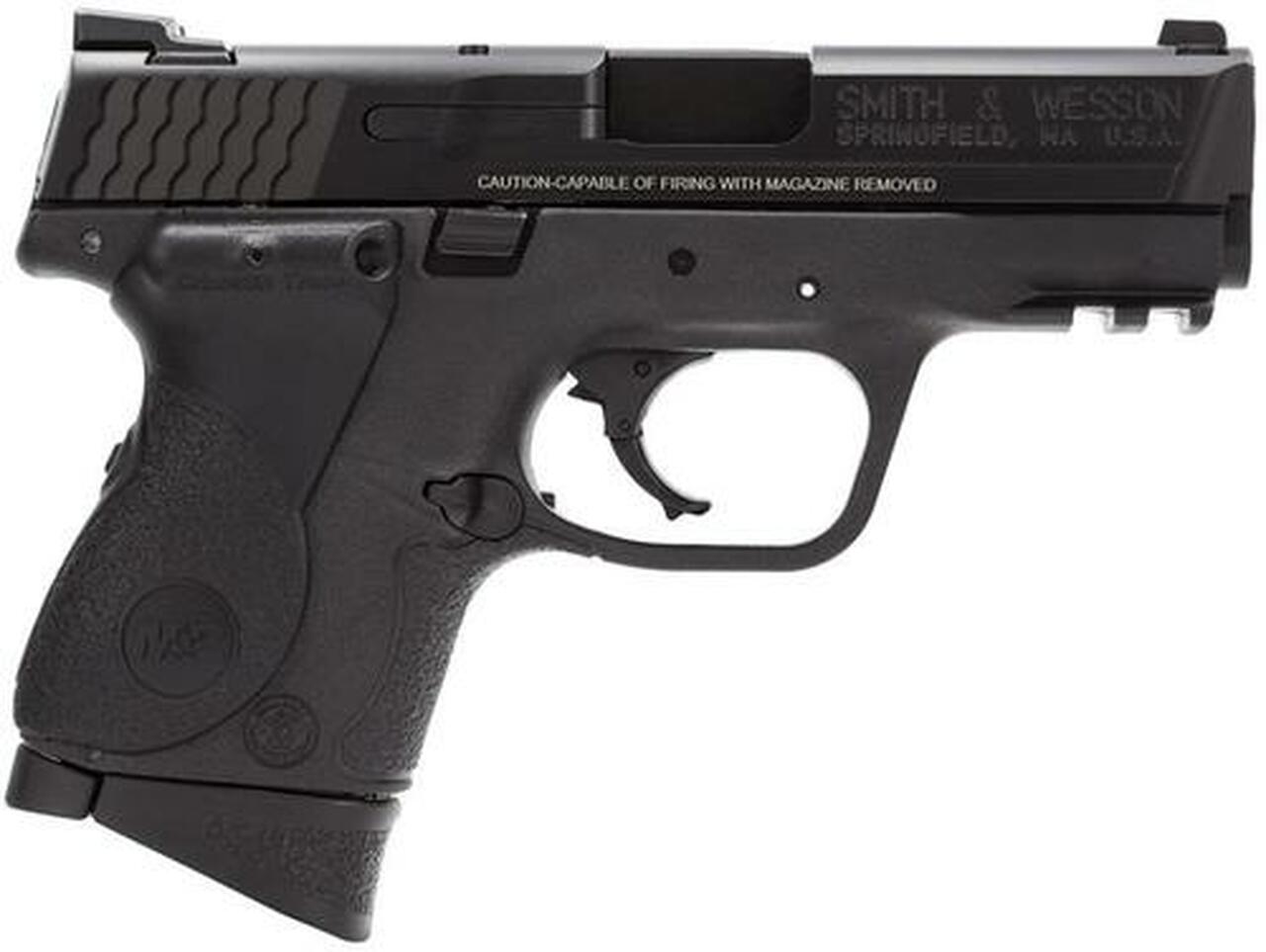 Smith &amp; Wesson M&amp;P Compact, Crimson Trace Laser Grips, 3.5", 10 Rnd Mag