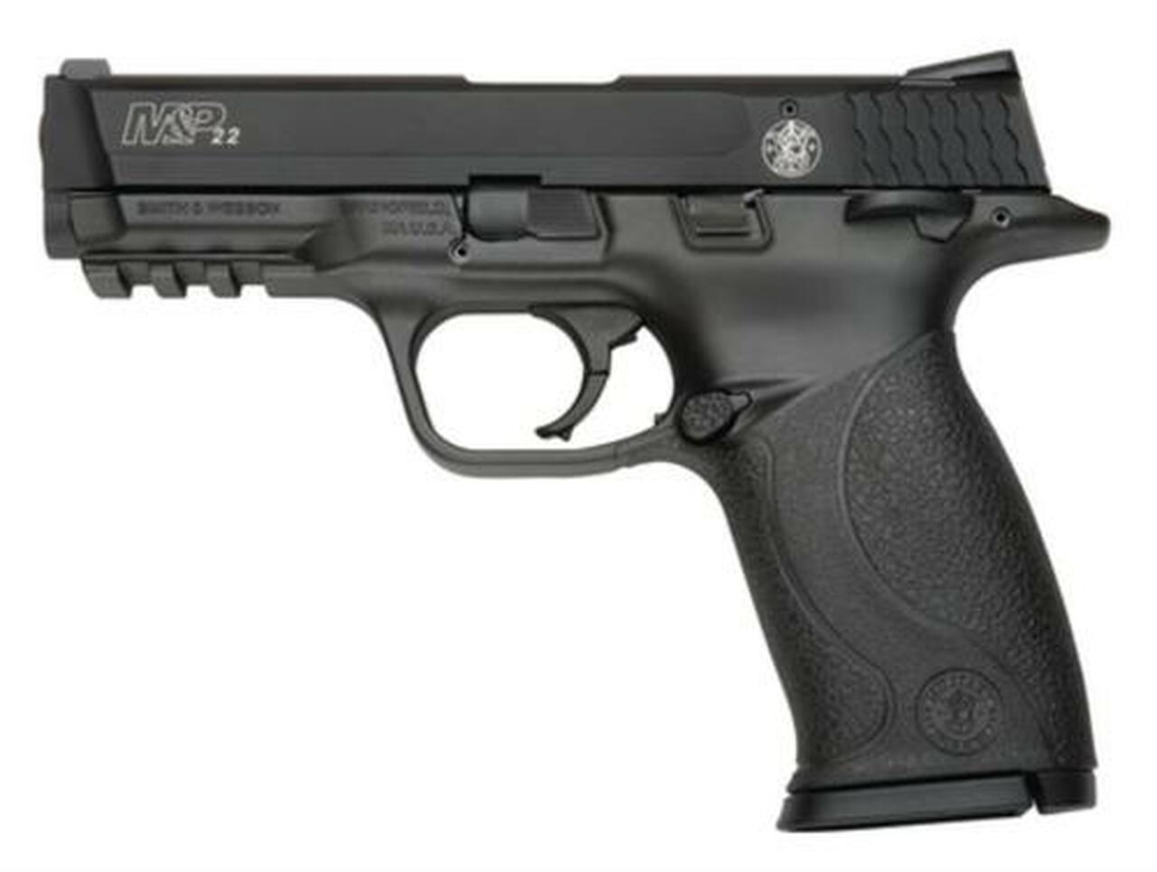 Smith & Wesson M&P 22 Single 22 LR 4" Threaded Barrel,, Black Polymer, 10 rd