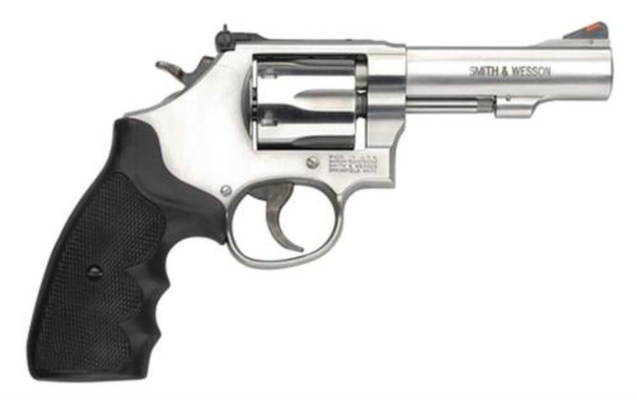 Smith & Wesson 67 Combat Masterpiece 38 Special 4" 6rd Rubber Grip Red Ramp Sight SS