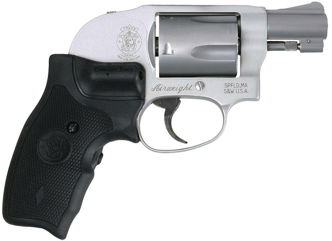 Smith &amp; Wesson 638 Bodyguard Airweight .38 Spl +P 1.87" Barrel, Crimson Trace Grips 5rd