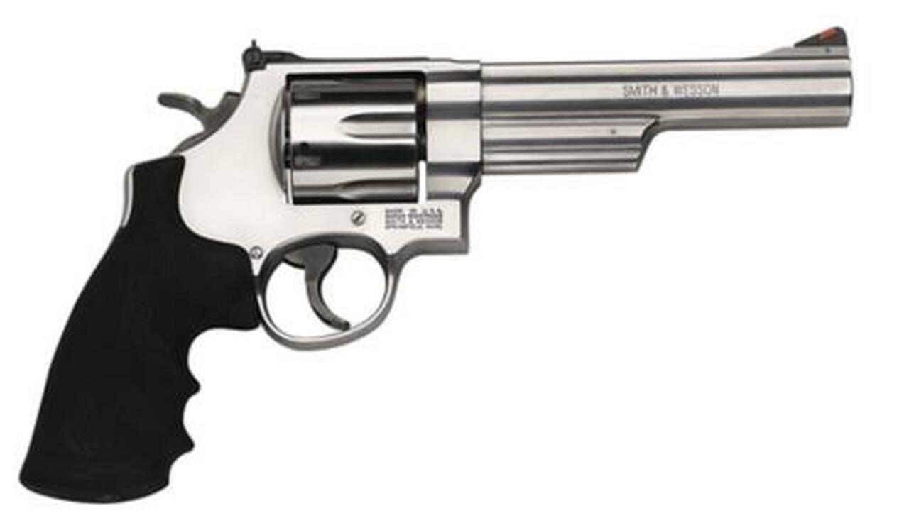 Smith & Wesson 629 44 Mag 6" 6rd Synthetic Grip Adjustable Sight Matte Stainless Finish
