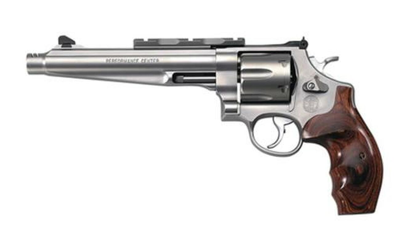 Smith &amp; Wesson 629 Performance Center 44 Mag 7.5" 6rd Wood Grip Matte Stainless