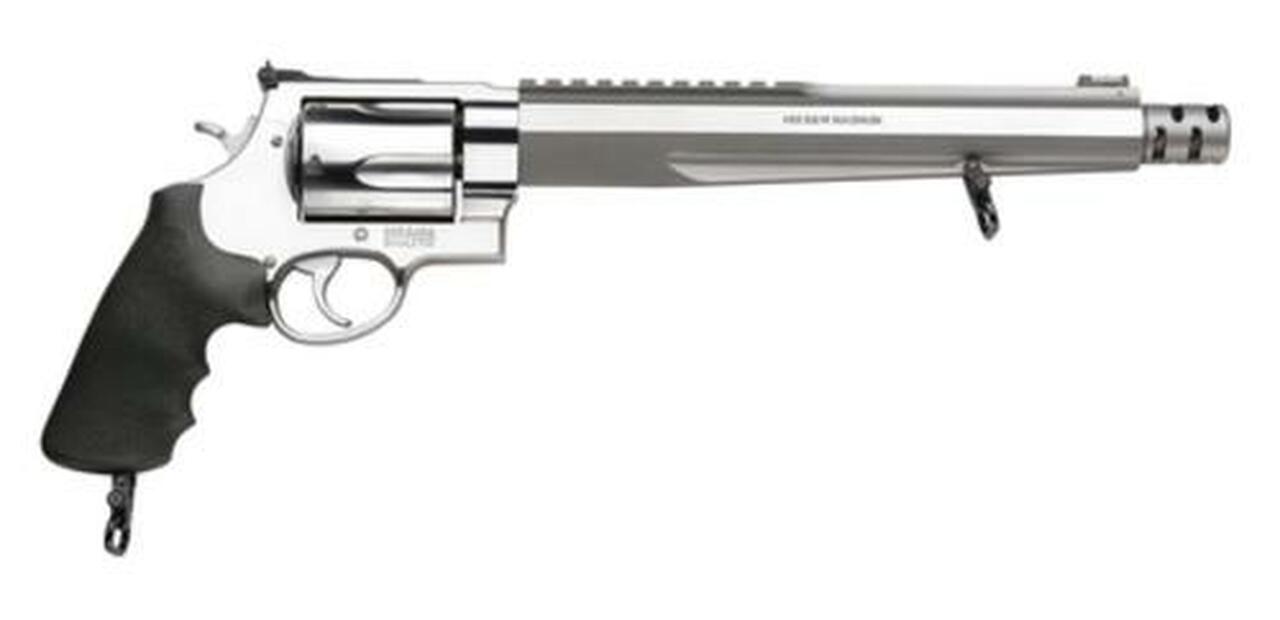 Smith & Wesson 460XVR, Extra-Large, 460SW, 10.5" Barrel, Stainless Steel Finish, Rubber Grips, Adjustable Sights, 5Rd