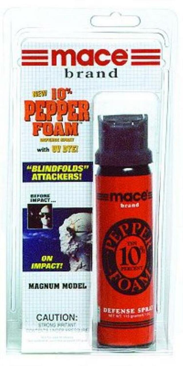 Mace Pepper Foam Contains 10 One Second Bursts 113gr 6 10 Feet