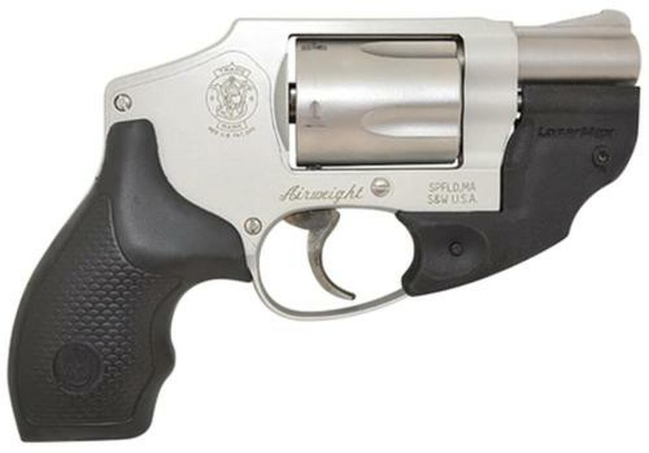 Smith & Wesson Model 642 Airweight, LaserMax .38 Special +P 1.8" Barrel Hammerless 5rd