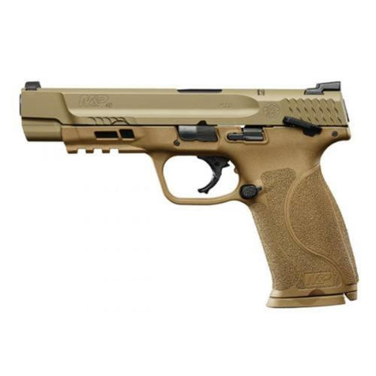 Smith &amp; Wesson M&amp;P M2.0 40S&amp;W, 5",, , Flat Dark Earth, Thumb Safety, 15 rd