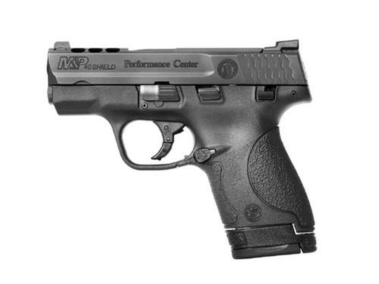 Smith &amp; Wesson M&amp;P40 Shield Performance Center, .40 S&amp;W, 3.1" Ported Barrel, 6/7rd, Black