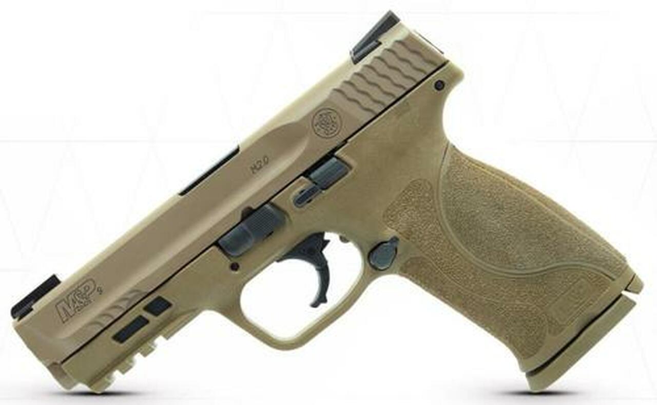 Smith &amp; Wesson M&amp;P M2.0, 9mm, 4.25", 17rd, Flat Dark Earth, Truglo TFX Sights
