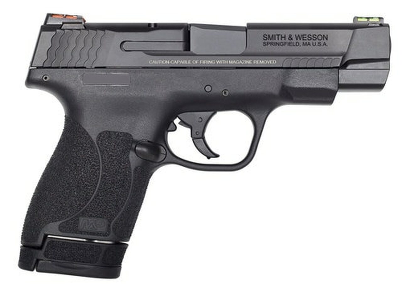 Smith & Wesson M&P Shield M2.0 Performance Center 9mm, 4", 7rd/8rd, Black
