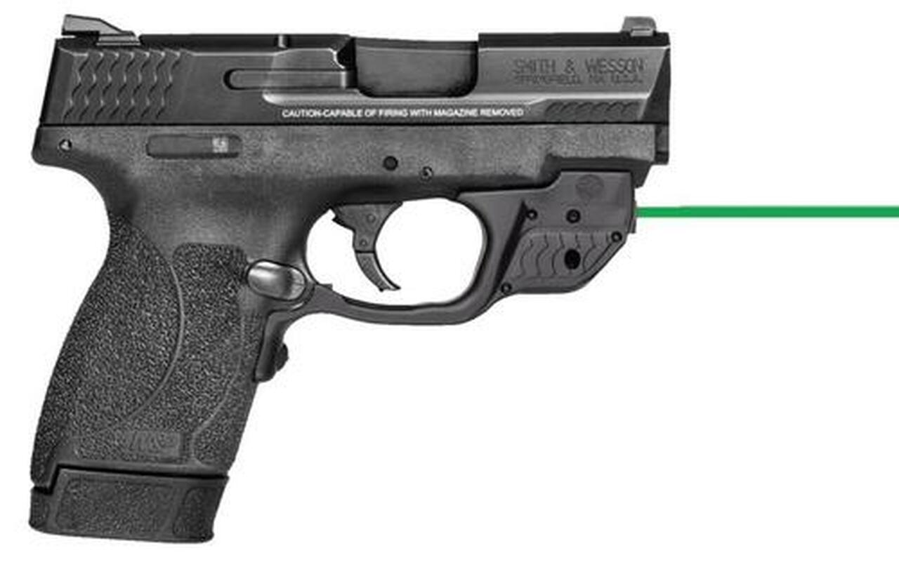 Smith &amp; Wesson M&amp;P Shield Double 45 ACP 3.3" Barrel, Black Polymer/Crimson Trace, 6/7rd Mags