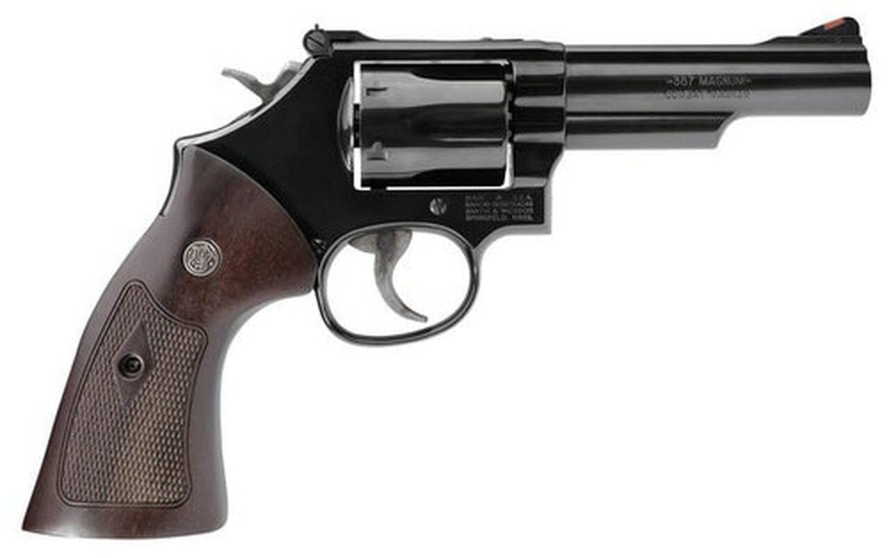Smith &amp; Wesson 19 Classic 357 Mag, 4.25", Walnut Grip, Blued, 6rd