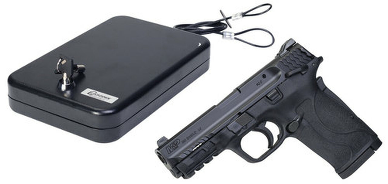 Smith &amp; Wesson M&amp;P Shield, .380 ACP, EZ Lockdown Kit, 8rd