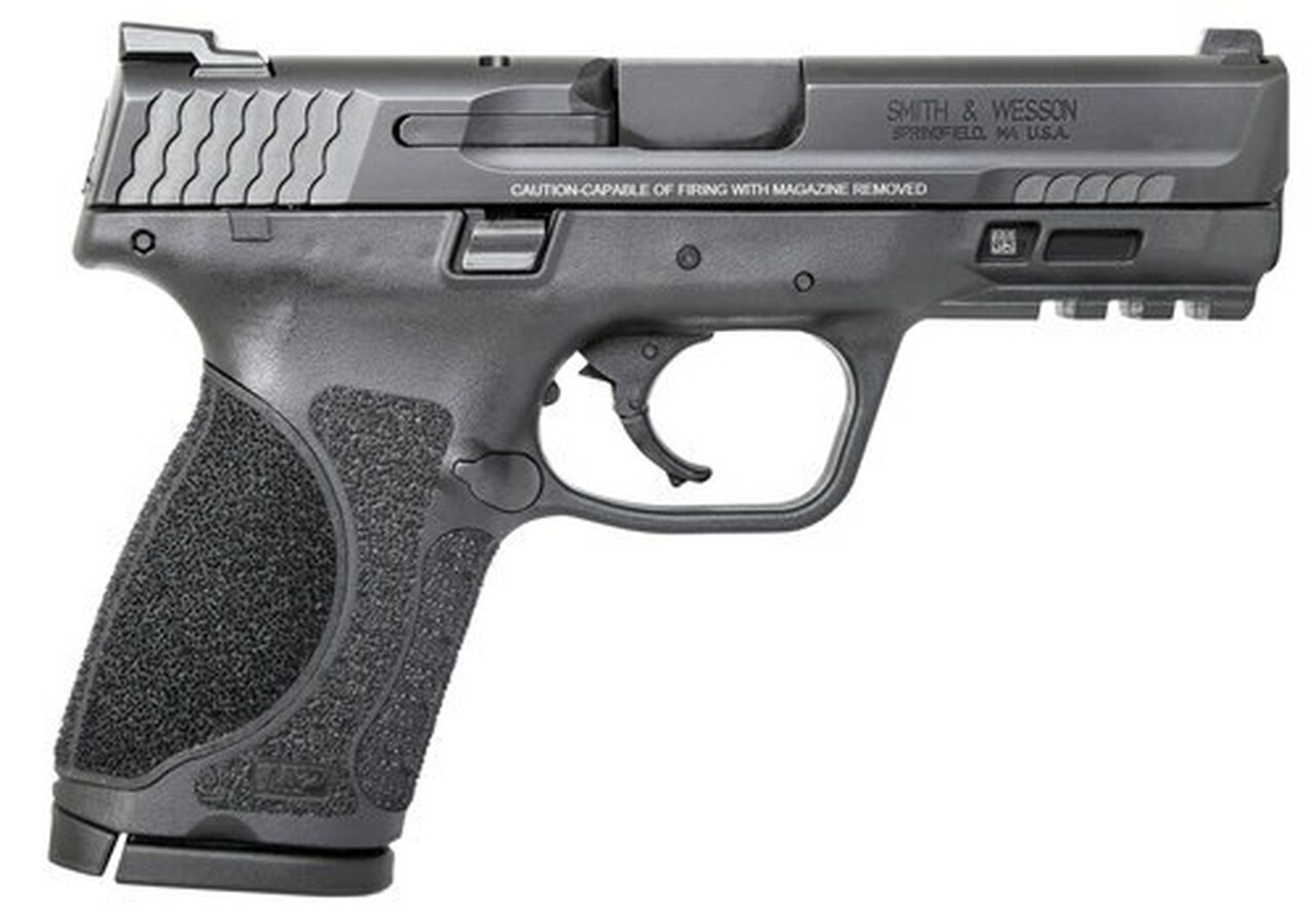 Smith & Wesson M&P M2.0 Compact, 9mm, 4" Barrel, 10rd, No Manual Safety, Black