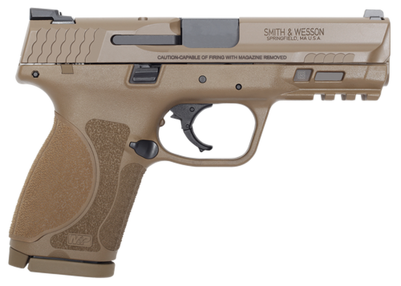 Smith &amp; Wesson M&amp;P9C M2.0 9mm, 4" Barrel, NTS Flat Dark Earth, 15rd