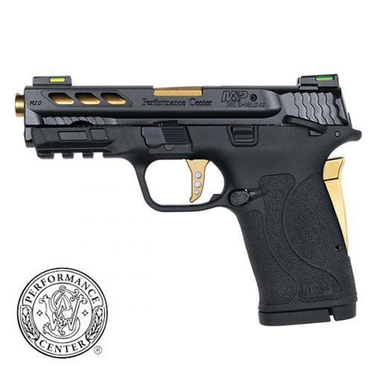Smith &amp; Wesson M&amp;P Shield EZ M2.0 Performance Center 380 ACP 3.8" Gold Ported Barrel