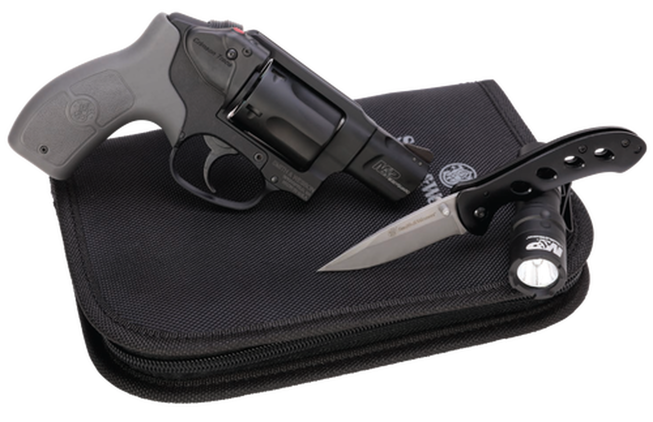Smith & Wesson M&P Bodyguard Everyday Carry Kit 38 Special+P, 1.9" Barrel, Crimson Trace, MA Compliant, 5rd