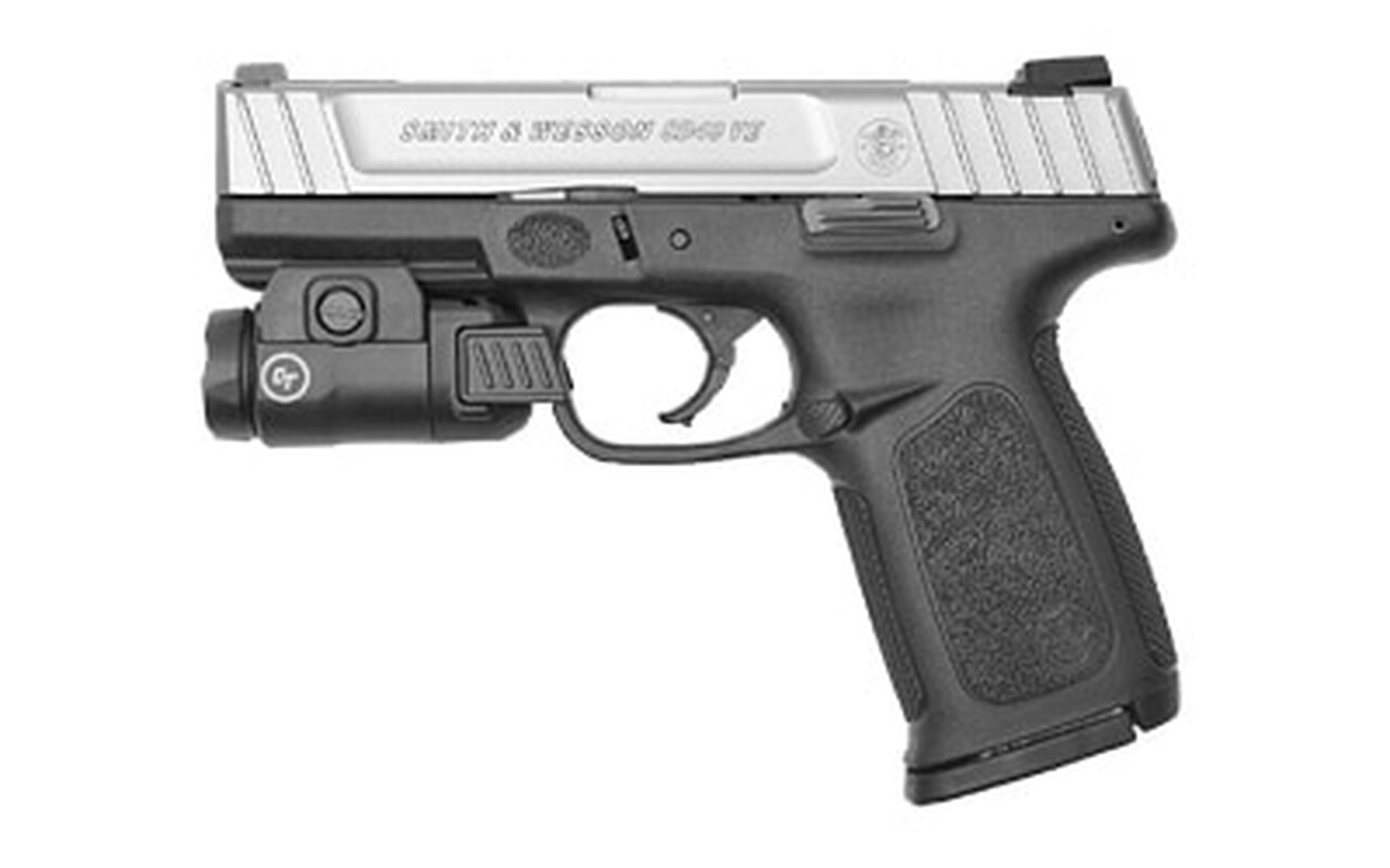 Smith &amp; Wesson SD40VE Crimson Trace Rail Master 40SW, SDT, 2 Tone, 10rd