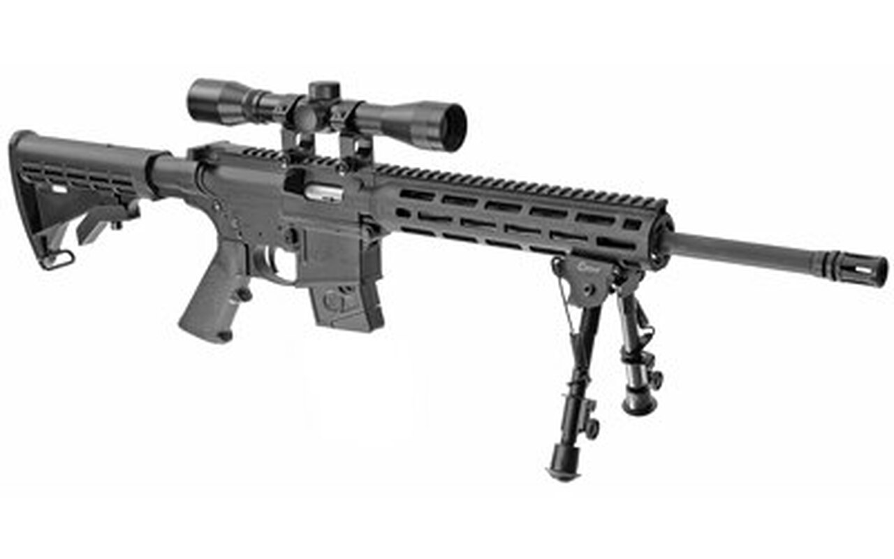 Smith &amp; Wesson M&amp;P15-22 Sport II 22 LR, 16.5" Barrel, Collapsible, 4X32 Scope, Caldwell XLA Bipod, M-Lok, 10rd