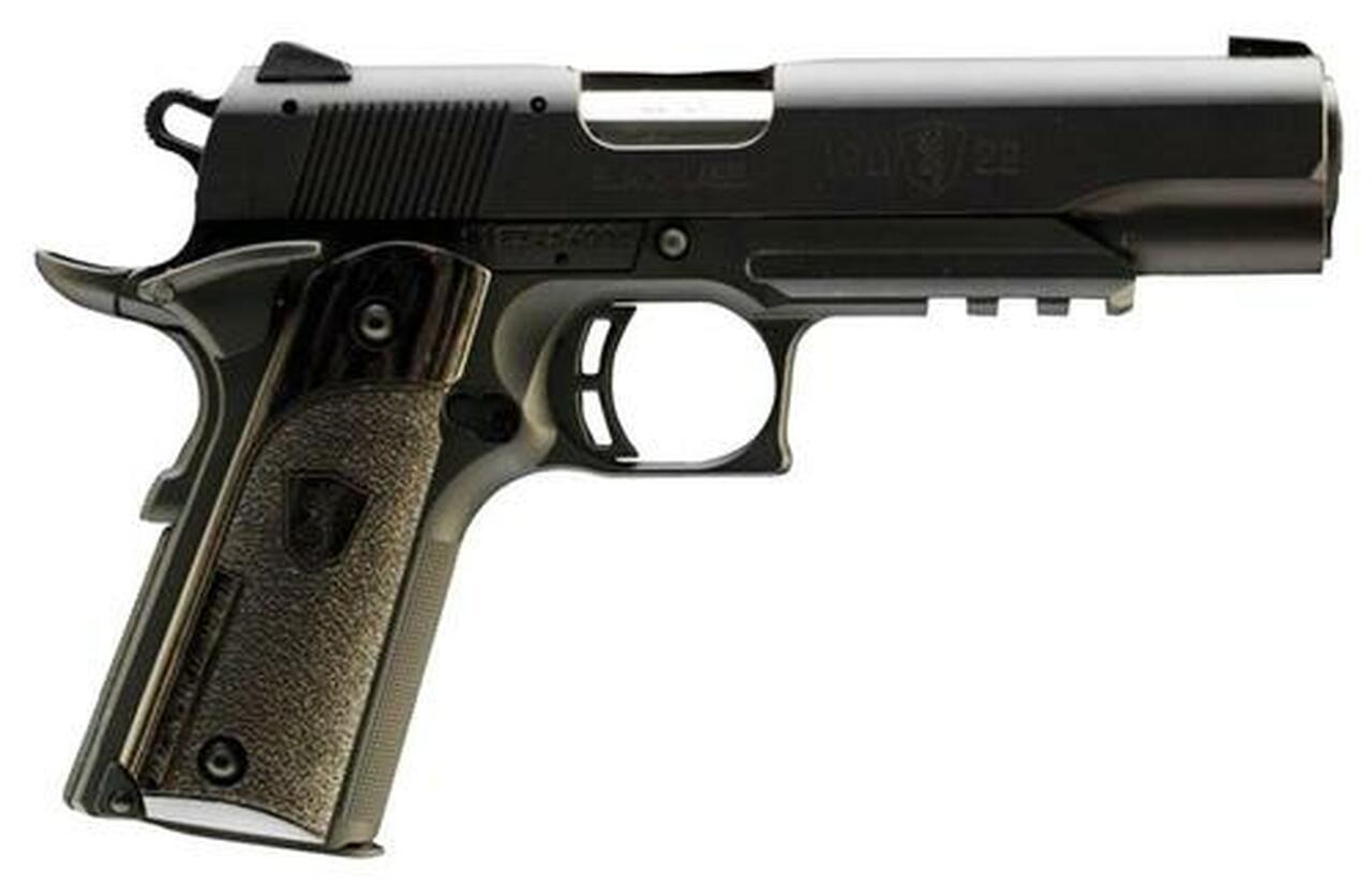 Browning 1911-22 A1 Black Label Laminate 22LR 4.25" Barrel, Rail Black, 10rd