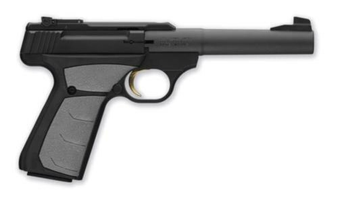 Browning Buck Mark Camper UFX 22LR 5.5" Tapered Bull Barrel Matte Blue Finish UFX Ambidextrous Grips 10rd