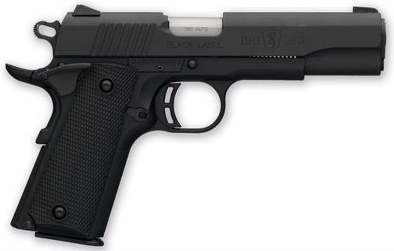 Browning Black Label Pistol, .380 ACP, 4.25", Composite Grips, Matte Black, 8rd