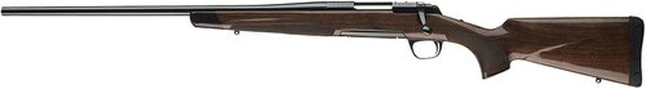 Browning X-Bolt Medallion Left-Hand 243 Win, 22" Barrel, Walnut Stock Blued, 4rd